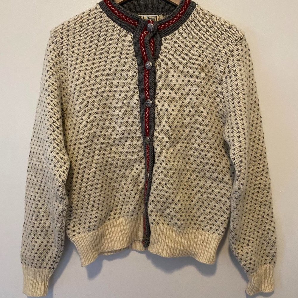 Vintage L.L. Bean Wool Cardigan